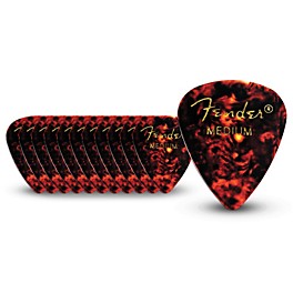 Fender 351 Standard Guitar Picks Thin 1 Dozen Fender 351 Standard Guitar Picks Medium 1 Dozen