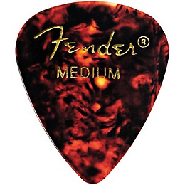 Fender 351 Standard Guitar Picks Medium 1 Dozen