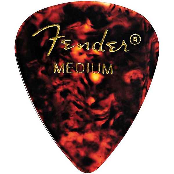 Fender 351 Standard Guitar Picks Medium 1 Dozen