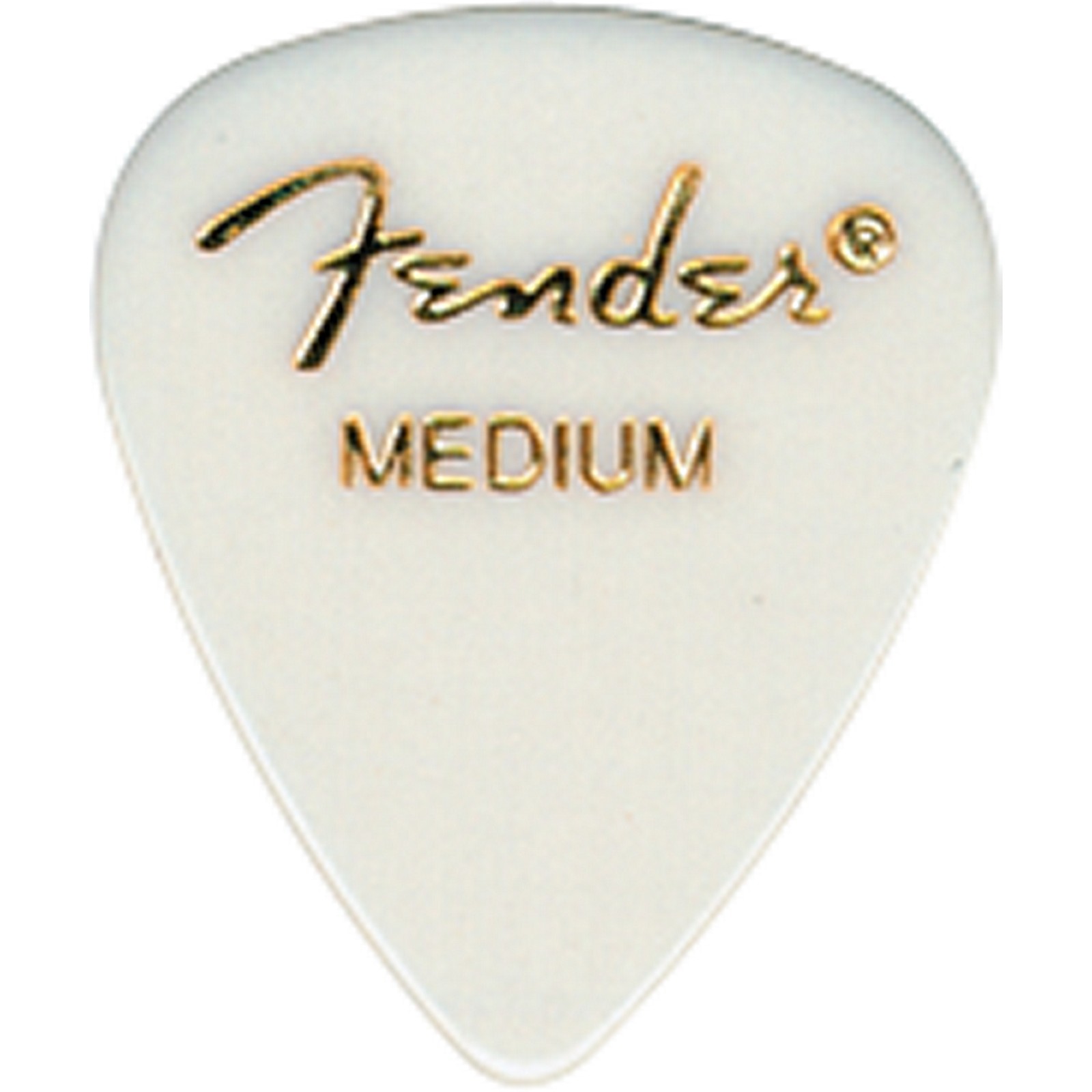 Fender 351 Standard Guitar Pick White Heavy 1 Dozen