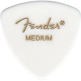 Fender 346 White Guitar Picks Thin 1 Dozen