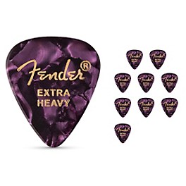 Fender 351 Premium Celluloid Guitar Picks 12-Pack Wh... Fender 351 Premium Celluloid Guitar Picks 12-Pack Purple Moto X-Heavy