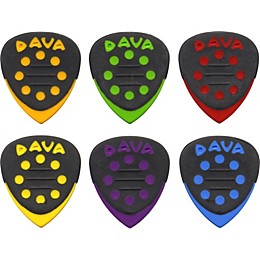 Dava Grip Tips Delrin Medium Assorted Colors 6-Pack