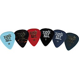 Ernie Ball Celluloid Mixed Color Guitar Pick - 2 Dozen Heavy 2 Dozen