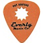 Everly Star Grip Guitar Pick Dozen Orange .60 mm