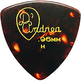 D'Andrea 346 Rounded Triangle Celluloid Guita... D'Andrea 346 Rounded Triangle Celluloid Guitar Picks - One Dozen Shell Heavy