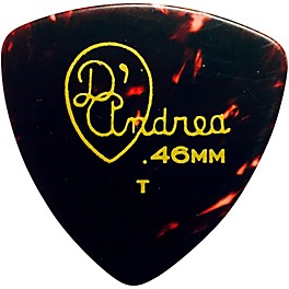 D'Andrea 346 Rounded Triangle Celluloid Guitar... D'Andrea 346 Rounded Triangle Celluloid Guitar Picks - One Dozen Shell Thin