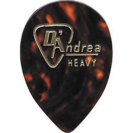 D'Andrea 358 Guitar Picks Teardrop Celluloid Jazz... D'Andrea 358 Guitar Picks Teardrop Celluloid Jazz One Dozen Shell Medium