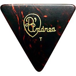 D'Andrea 355 Triangle Celluloid Guitar Picks One Dozen S... D'Andrea 355 Triangle Celluloid Guitar Picks One Dozen Shell Thin