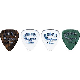 D'Andrea Ultra Plec Thermoplastic Guitar Picks One Dozen Crystal 1.50 mm