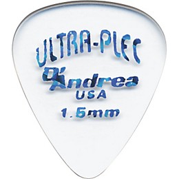 D'Andrea Ultra Plec Thermoplastic Guitar Picks One Dozen Crystal 1.50 mm