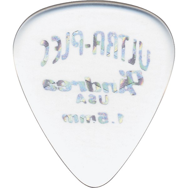 D'Andrea Ultra Plec Thermoplastic Guitar Picks One Dozen Crystal 1.50 mm