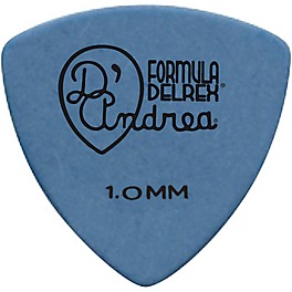 D'Andrea 346 Guitar Picks Rounded Triangl... D'Andrea 346 Guitar Picks Rounded Triangle Delrex Delrin - One Dozen Blue 1.0 mm