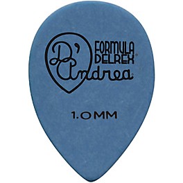 D'Andrea 358 Small Delrex Delrin Guitar Pic... D'Andrea 358 Small Delrex Delrin Guitar Picks Teardrop - One Dozen Blue 1.0 mm