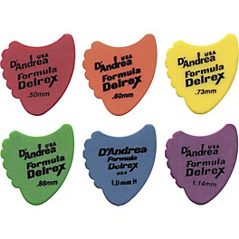 D'Andrea 390 Sharkfin Delrex Delrin Guitar Picks... D'Andrea 390 Sharkfin Delrex Delrin Guitar Picks - One Dozen Green .88 mm