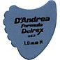 D'Andrea 390 Sharkfin Delrex Delrin Guitar Picks - One Dozen Blue 1.0 mm