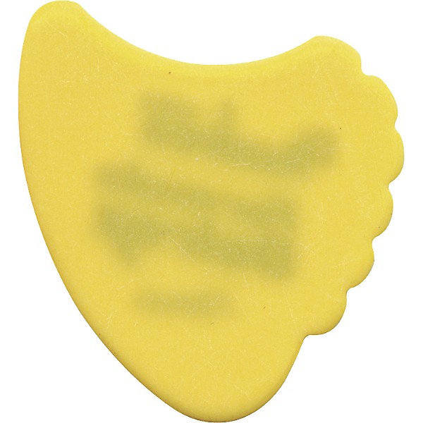 D'Andrea 390 Sharkfin Delrex Delrin Guitar Picks - One Dozen Yellow .73 mm