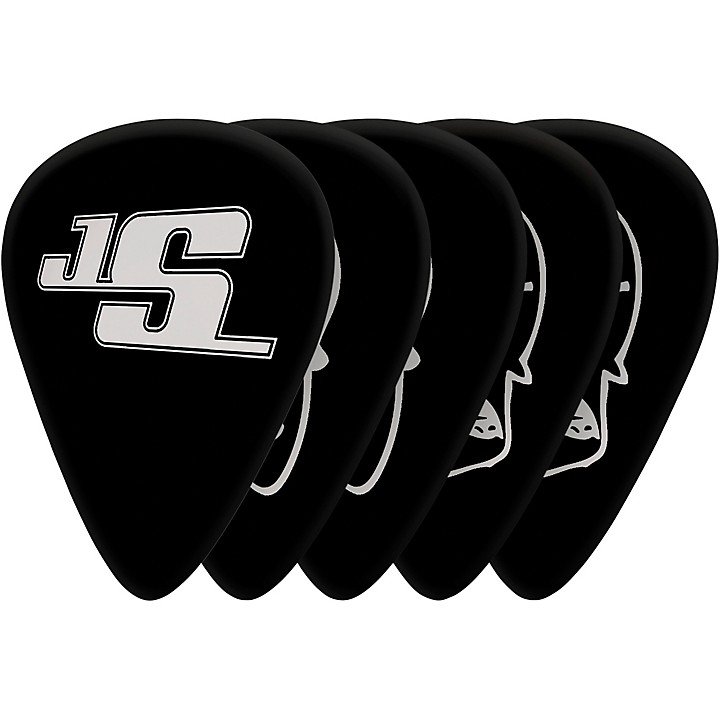 D'Addario Joe Satriani Signature Guitar Picks 10-Pack Black Medium