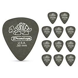 Dunlop Tortex Pitch Black Standard Guitar Picks 1 Dozen .60 mm Dunlop Tortex Pitch Black Standard Guitar Picks 1 Dozen .50 mm