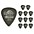 Dunlop Tortex Pitch Black Standard Guitar Picks 1 Dozen .60 mm Dunlop Tortex Pitch Black Standard Guitar Picks 1 Dozen .60 mm