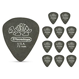 Dunlop Tortex Pitch Black Standard Guitar Picks 1 Dozen .60 mm Dunlop Tortex Pitch Black Standard Guitar Picks 1 Dozen .73 mm