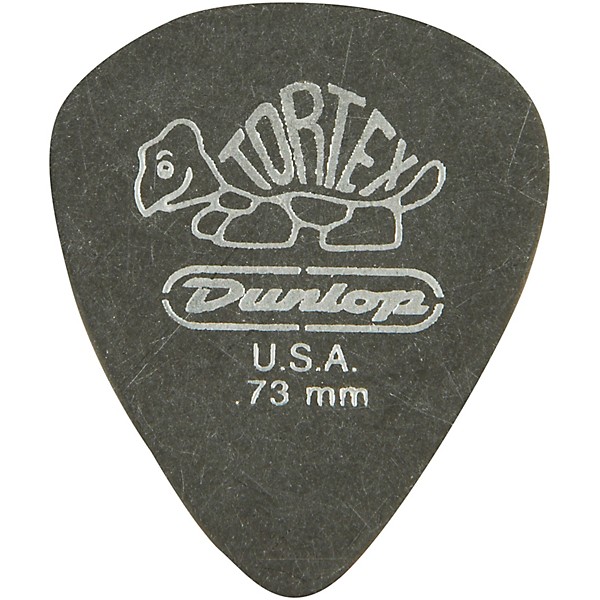Dunlop Tortex Pitch Black Standard Guitar Picks 1 Dozen .73 mm