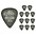 Dunlop Tortex Pitch Black Standard Guitar Picks 1 Dozen .60 mm Dunlop Tortex Pitch Black Standard Guitar Picks 1 Dozen .88 mm