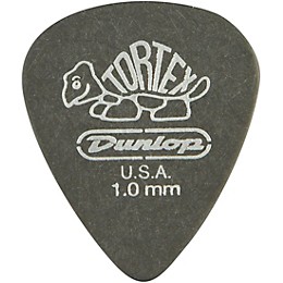 Dunlop Tortex Pitch Black Standard Guitar Picks 1 Dozen 1.0 mm