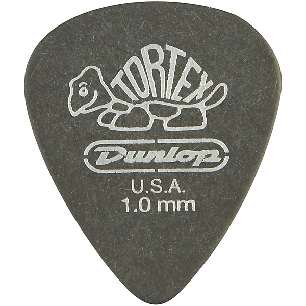 Dunlop Tortex Pitch Black Standard Guitar Picks 1 Dozen 1.0 mm