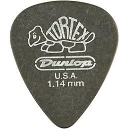 Dunlop Tortex Pitch Black Standard Guitar Picks 1 Dozen 1.14 mm