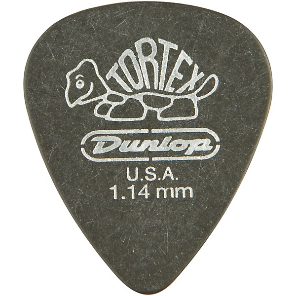 Dunlop Tortex Pitch Black Standard Guitar Picks 1 Dozen 1.14 mm