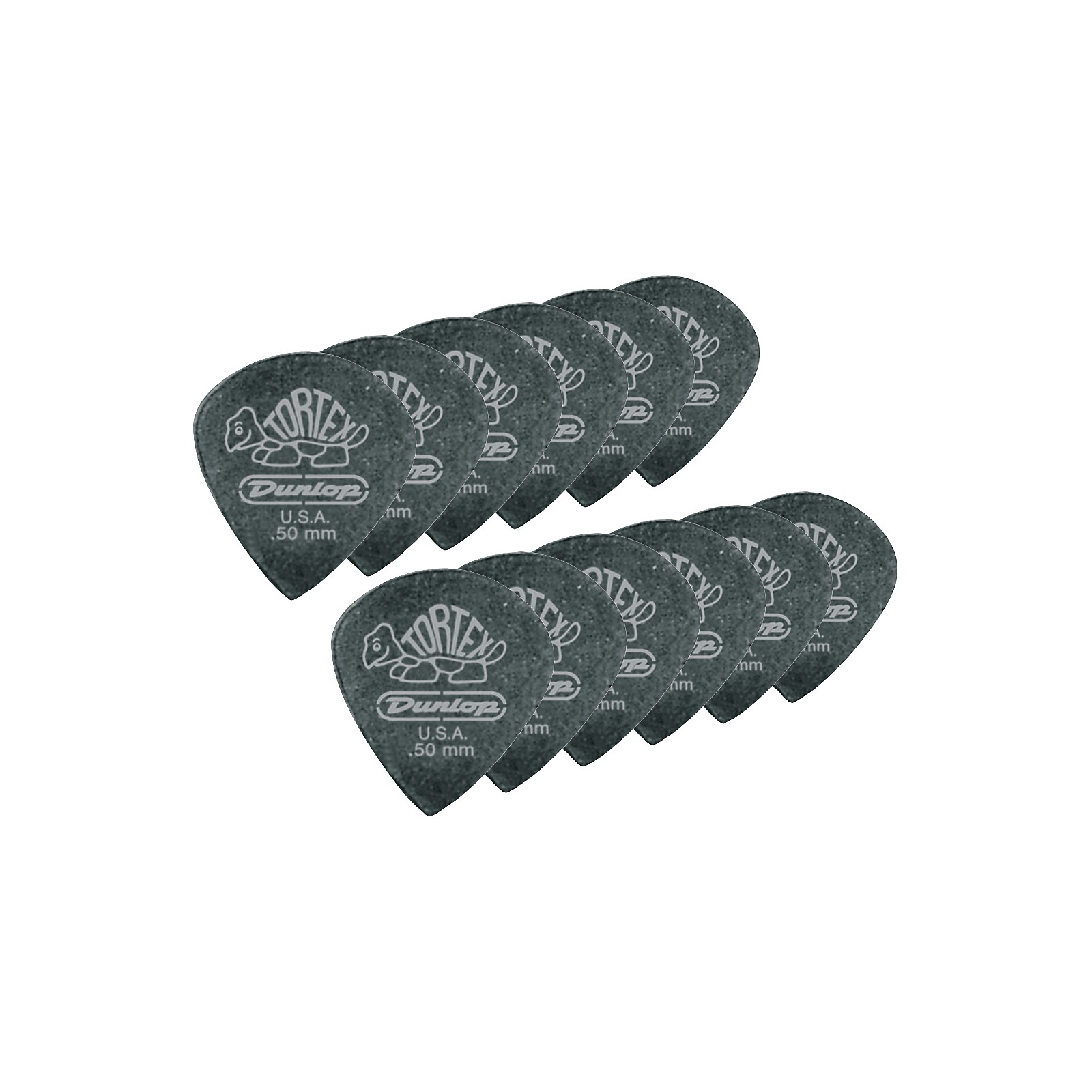 Dunlop Tortex Pitch Black Jazz Guitar Picks 1 Dozen .60 mm | Guitar Center