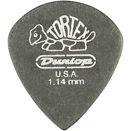 Dunlop Tortex Pitch Black Jazz Guitar Picks 1 Dozen 1.14 mm