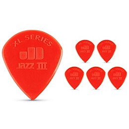 Dunlop Jazz III XL Guitar Picks 6-Pack