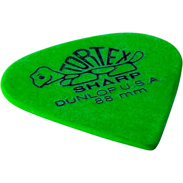 Dunlop Tortex Sharp Guitar Picks 1 Dozen .88 mm