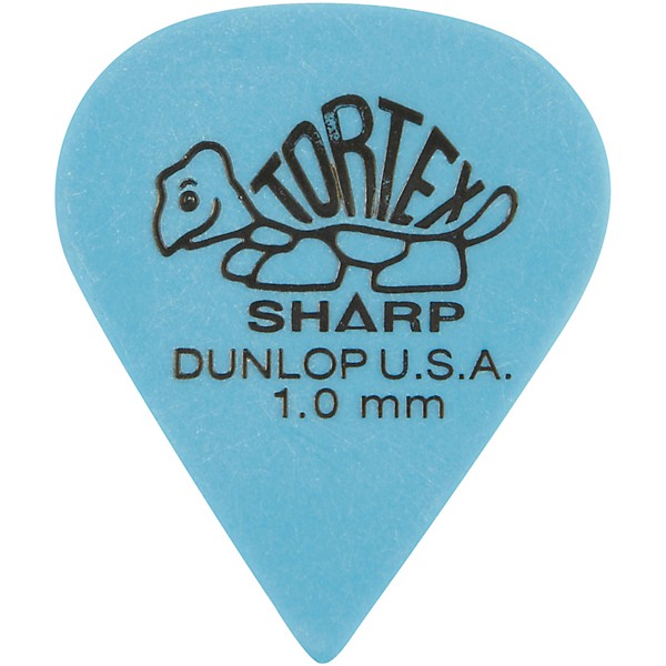 Dunlop Tortex Sharp Guitar Picks 1 Dozen 1.0 mm