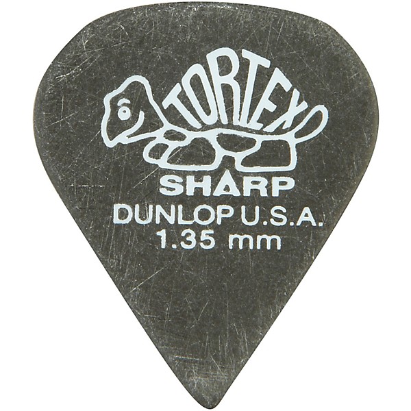 Dunlop Tortex Sharp Guitar Picks 1 Dozen 1.35 mm