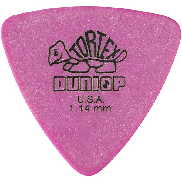 Dunlop Tortex Triangle Guitar Picks 6 Pack 1.14 mm