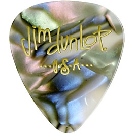 Dunlop Celluloid Classic Guitar Picks 1 Dozen Confetti Medium Dunlop Celluloid Classic Guitar Picks 1 Dozen Abalone Medium