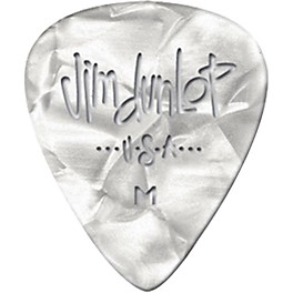 Dunlop Premium Celluloid Classic Guitar Picks ... Dunlop Premium Celluloid Classic Guitar Picks 1 Dozen White Pearloid Medium