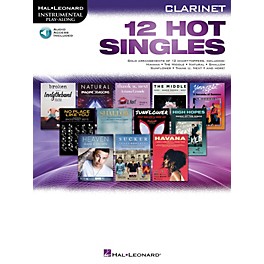 Hal Leonard 12 Hot Singles for Clarinet Instrumental Play-Along Book/Audio Online