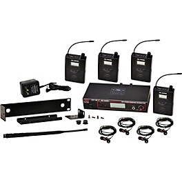 Galaxy Audio 1200 Series Wireless Personal Monitor Twin Pack, With EB4 Ear Buds Band N