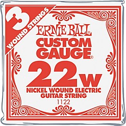 Ernie Ball Nickel Wound Single Guitar Strings 3-Pack .022 Gauge 3-Pack