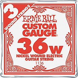 Ernie Ball Nickel Wound Single Guitar Strings 3-Pack .036 Gauge 3-Pack