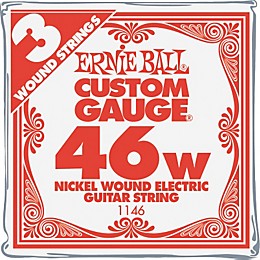 Ernie Ball Nickel Wound Single Guitar Strings 3-Pack .046 Gauge 3-Pack
