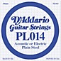 D'Addario 10-Pack Plain Steel Single Gauge Acoustic or Electric Guitar String 10 Pack .014 thumbnail