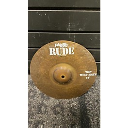 Used Paiste 12in Rude Hi Hat Top Cymbal