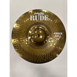 Used Paiste 12in Rude Shred Bell Cymbal