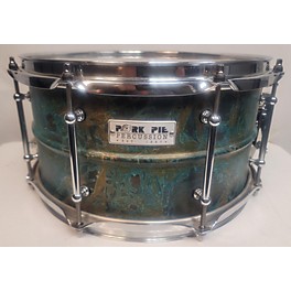 Used Pork Pie 13X7 Brass Snare Drum