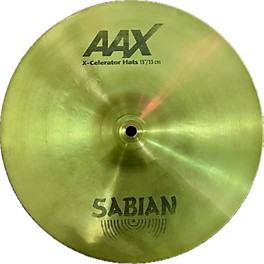Used SABIAN 13in AAX X-Celerator Hi-Hats Cymbal
